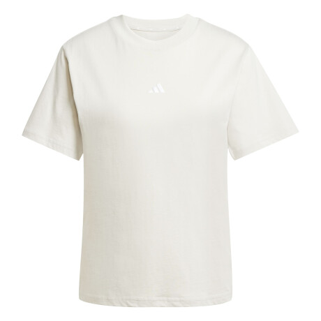 Remera de Mujer Adidas Essentials Small Logo Beige