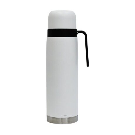 Termo en Acero Inoxidable de 1Lt con Manija Fija Comet Blanco