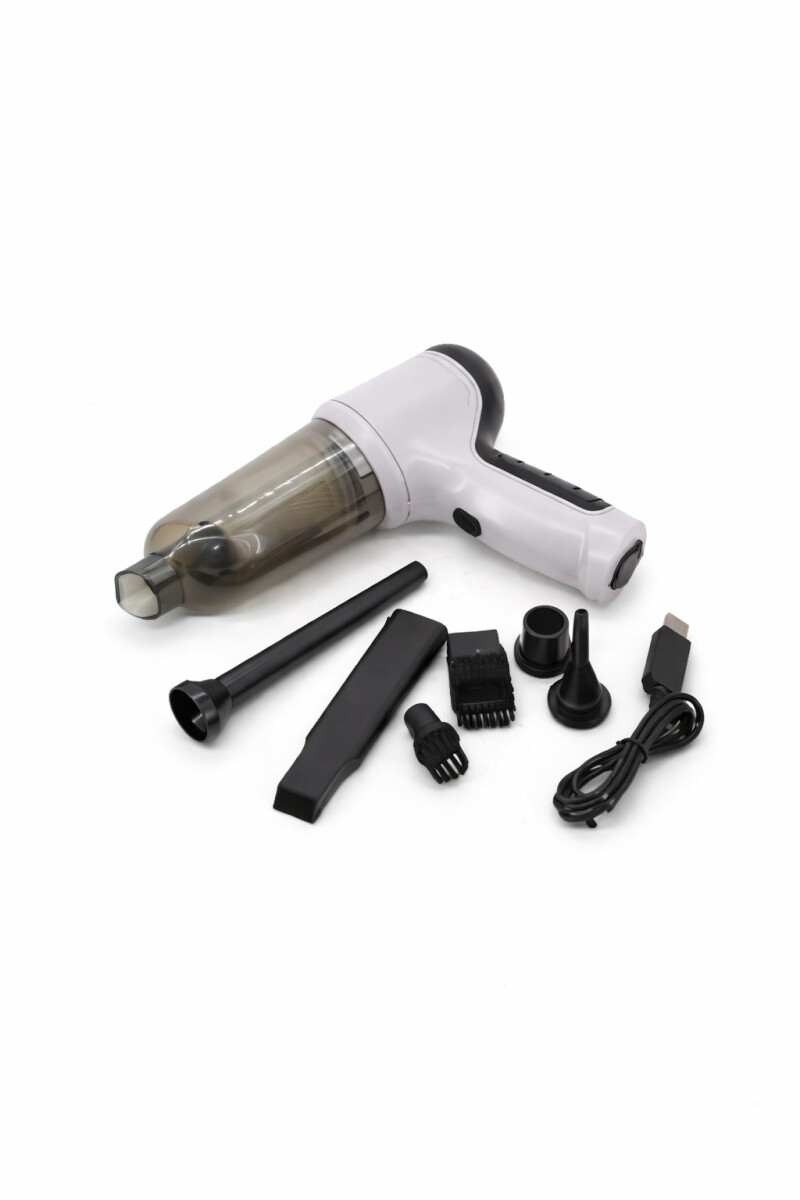 ASPIRADORA GUN CARGA USB 120W - GRIS 