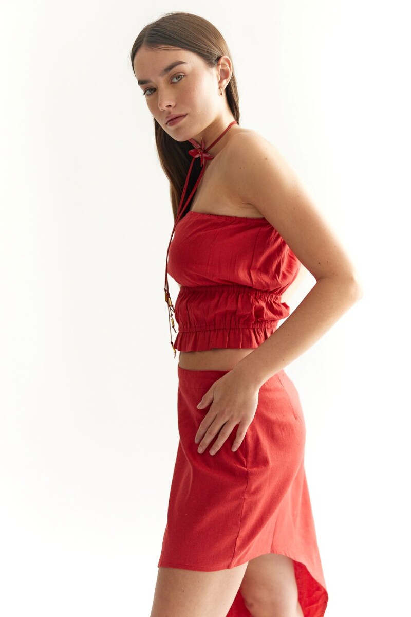 Falda Utah Rojo