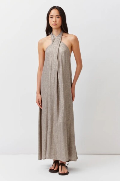 VESTIDO RANZA Dorado
