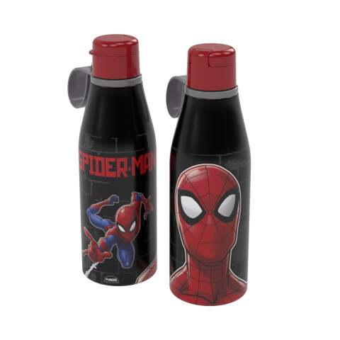 Botella Plástica 530ml con Agarre Spiderman