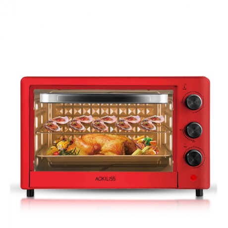 HORNO ELÉCTRICO ACKILISS ROJO
