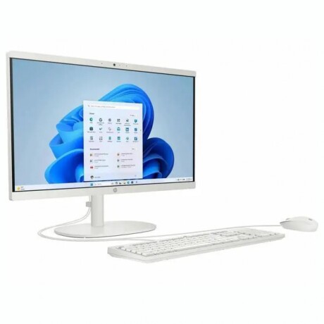 HP 22-DG0023 AIO 21.45' FHD INTEL N200/8GB/128GB/W11 Computadora HP 22-DG0023W Todo En Uno 21,45' FHD 128GB / 8GB Intel N200 - White