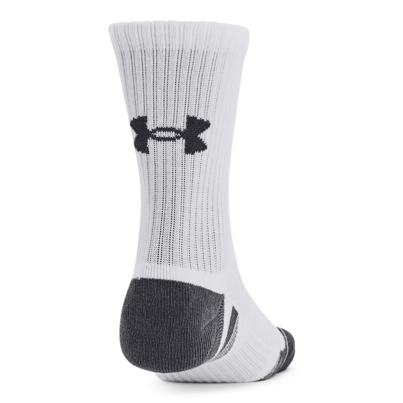 UA Performance Cotton 3p Mid WHT-100