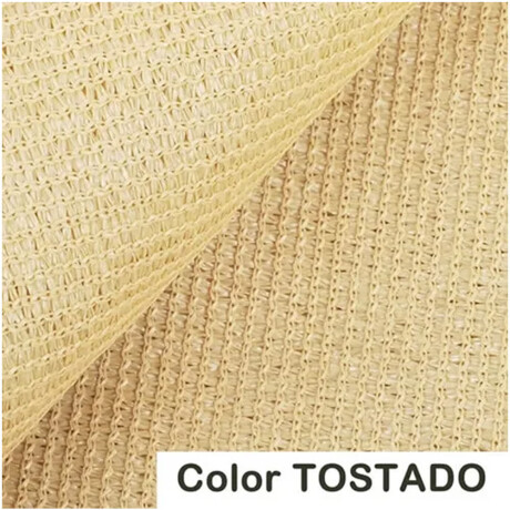 Toldo vela 3.6x3.6x5.1 metros triangulo rectangulo color TOSTADO Toldo vela 3.6x3.6x5.1 metros triangulo rectangulo color TOSTADO