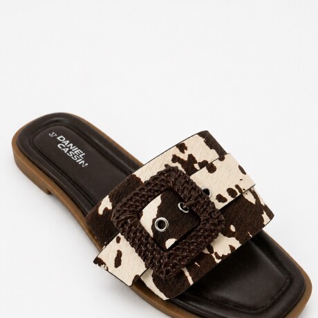 SANDALIA BOW Animal Print