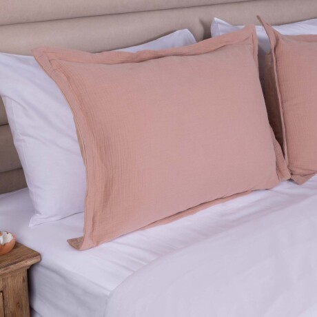 SET DE ACOLCHADO SUPER KING ALGODON-Y-POLIESTER MARRON COTTON GAUZE AVELLANA