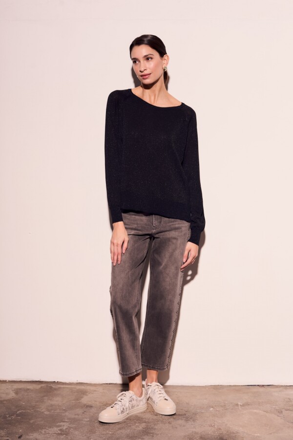 Sweater Lurex Negro