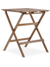 Mesa de balcón RUNEBAKKEN A62xAl62 madera dura Mesa de balcón RUNEBAKKEN A62xAl62 madera dura