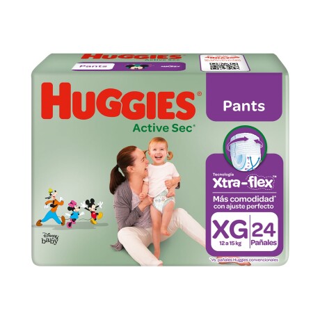 Pants Huggies Active Sec XG 24 Undades Pants Huggies Active Sec XG 24 Undades