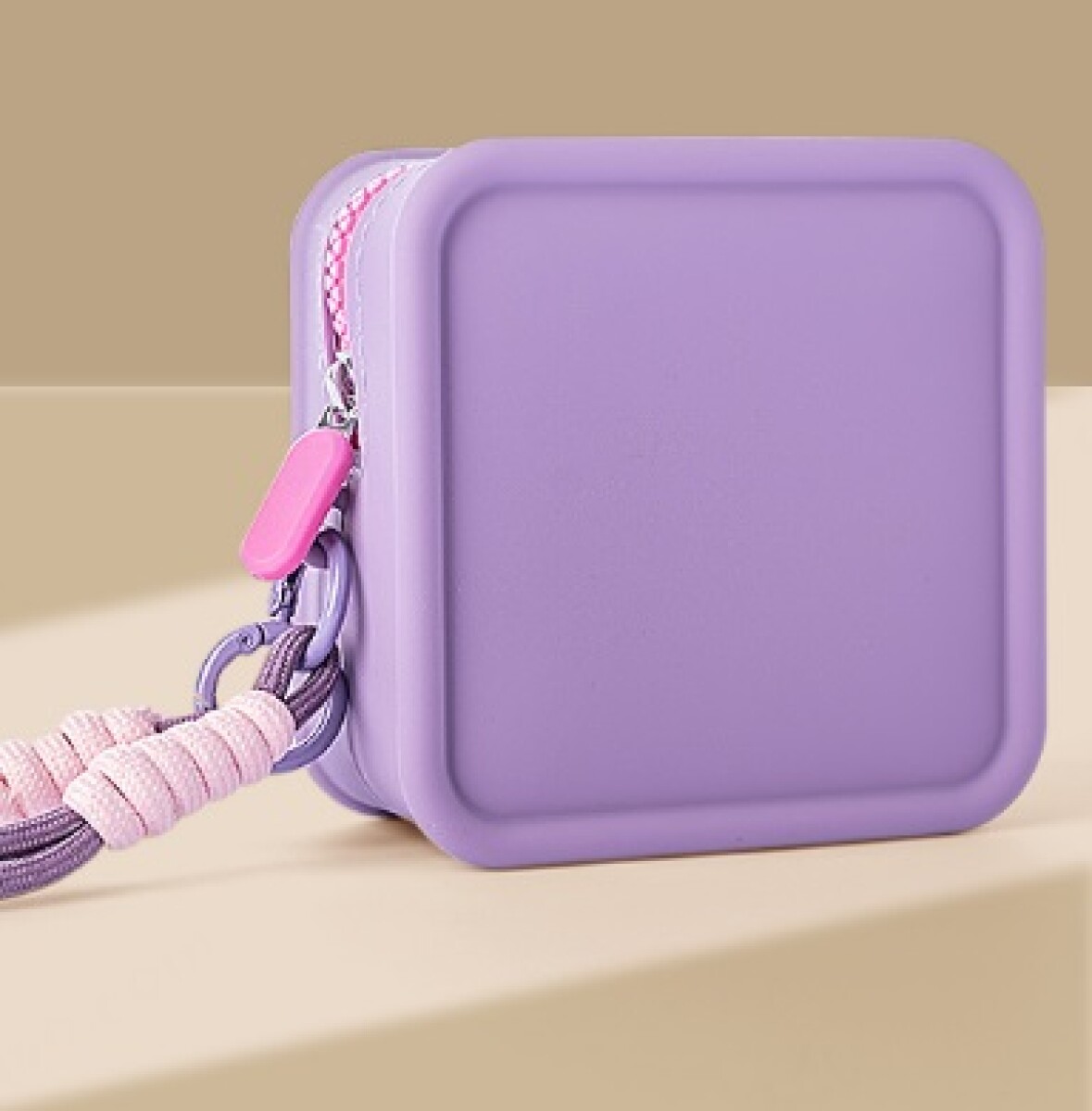 Monedero silicona - violeta 