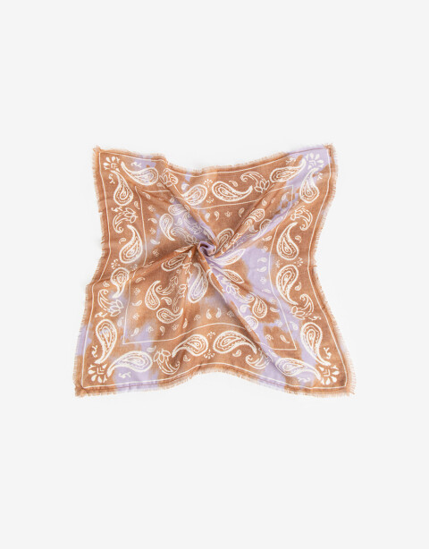 Pañuelos Raso Estampados Varios Pañuelo Estampa De Badana Batik - Combinacion Tricolor