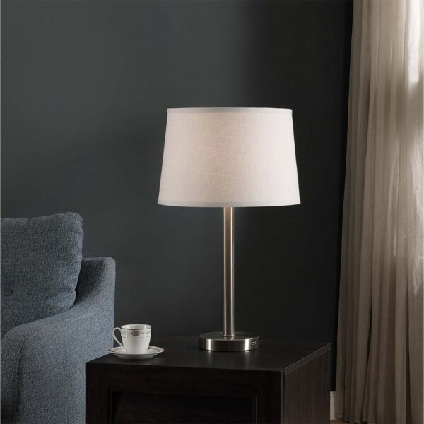 Lampara De Escritorio Mesa Portátil 220V Con Puerto Usb Color Negro