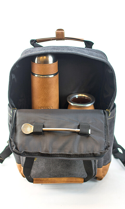 MATERA MOCHILA LANIN CANVAS HUMO