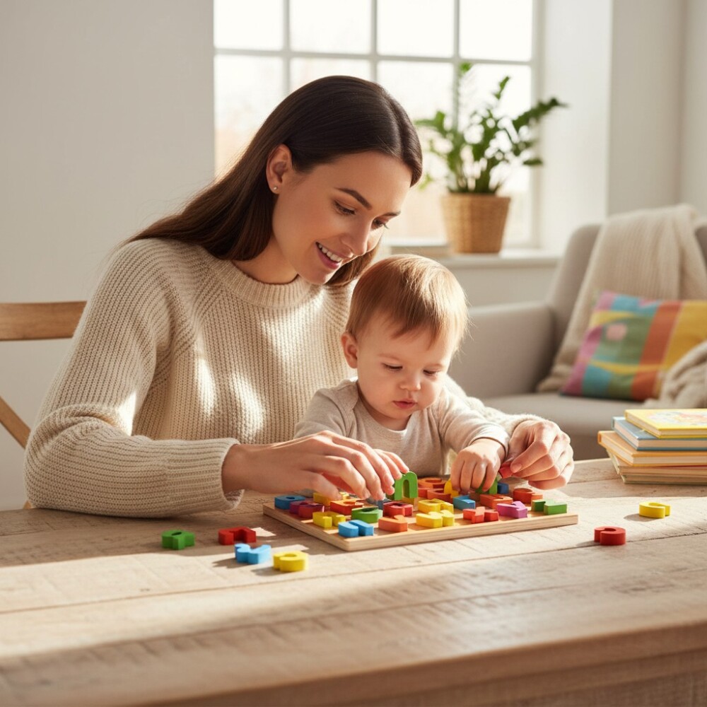 Puzzle letras madera P&F Puzzle letras madera P&F