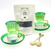 Set de té para dos personas vip color Verde