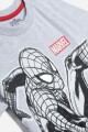 Remera Spiderman con Foil niño GRIS MELANGE