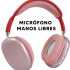 Auriculares Bluetooth Ledstar La-soft ROSADO