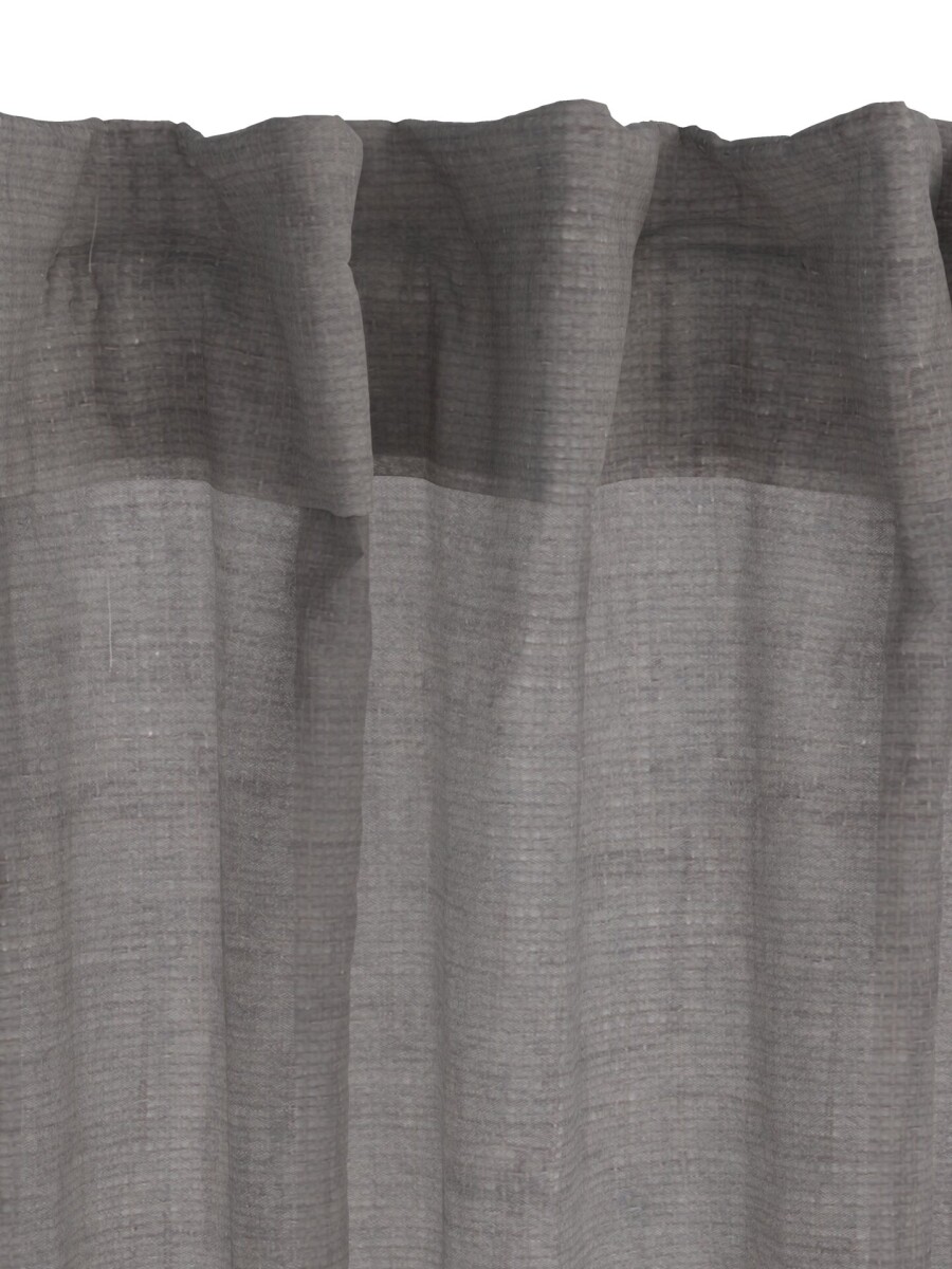 Cortina UNNEN 1x140x300 aspecto lino gris 