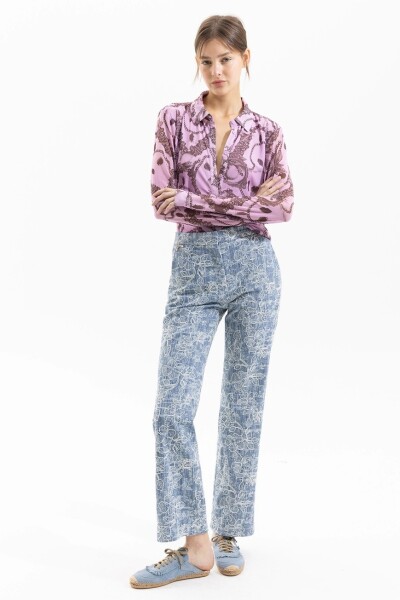 PANTALON OLI Celeste