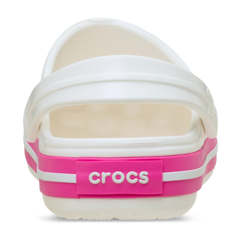 Zuecos Crocs Band Clog Kids C de Niños - 207005 Blanco-rosado