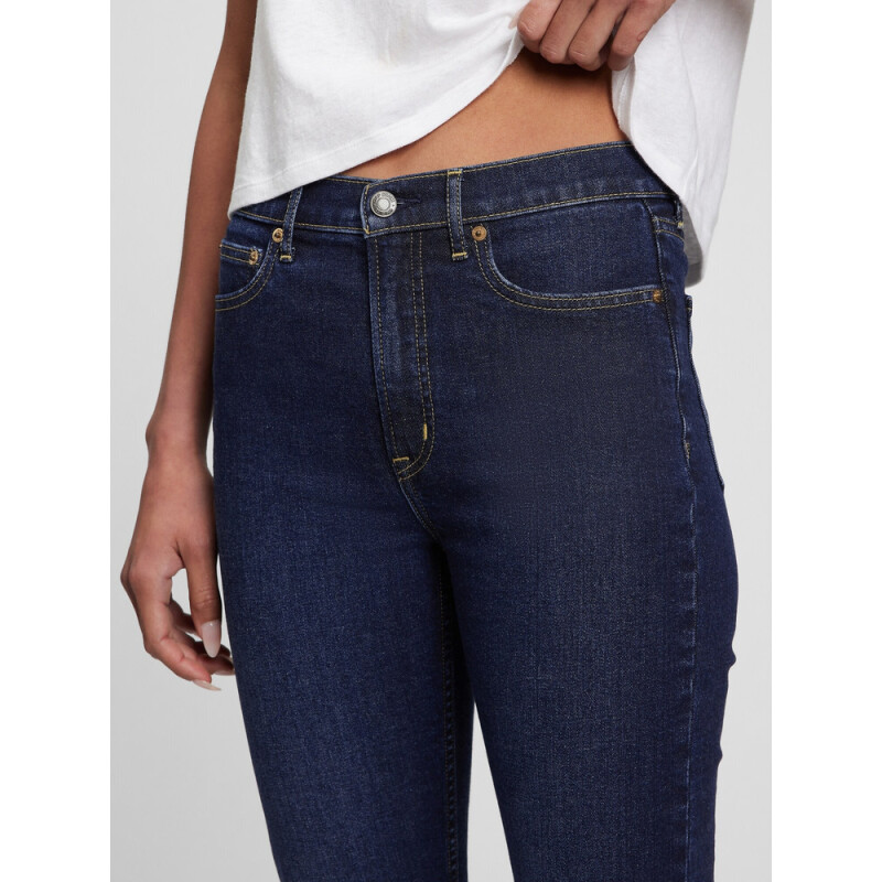 VINTAGE SLIM HR DK LISSON RINSED