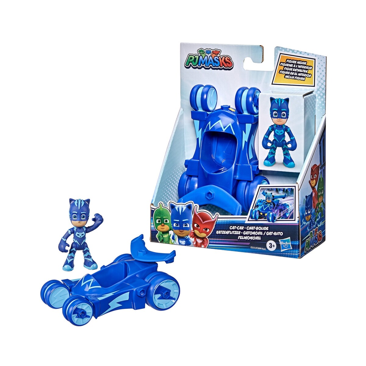 Figura y vehículo PJ Masks Hasbro - Catboy 