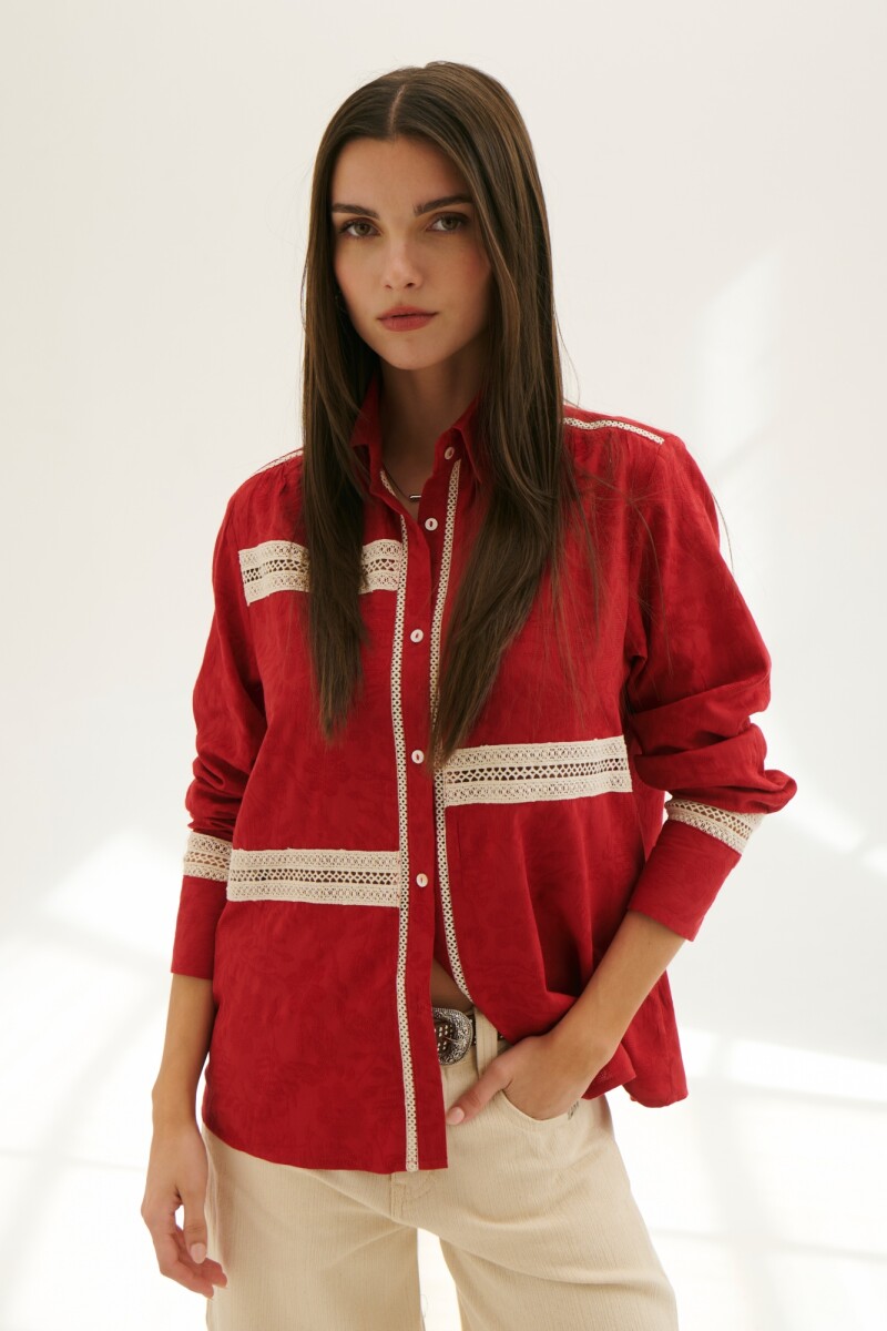CAMISA PAMELA ROJO