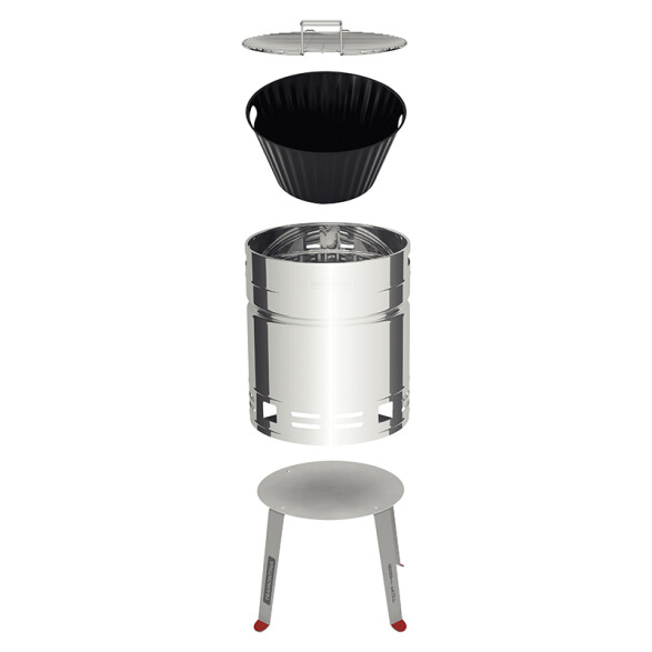 Parrilla / Grill en acero inox. a carbon "TCP-400" TR7390