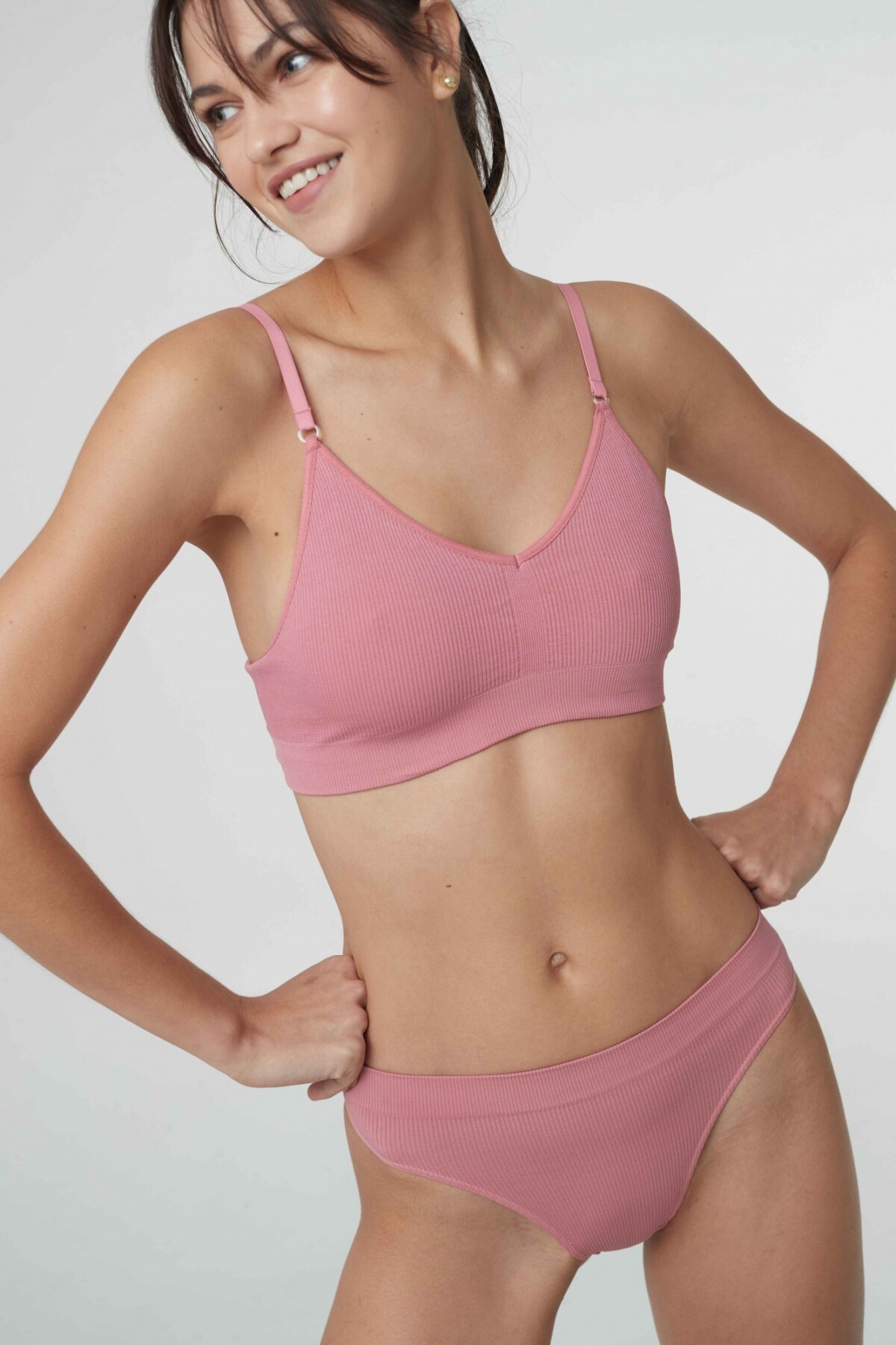 Soutien Rib Rosa Tostado