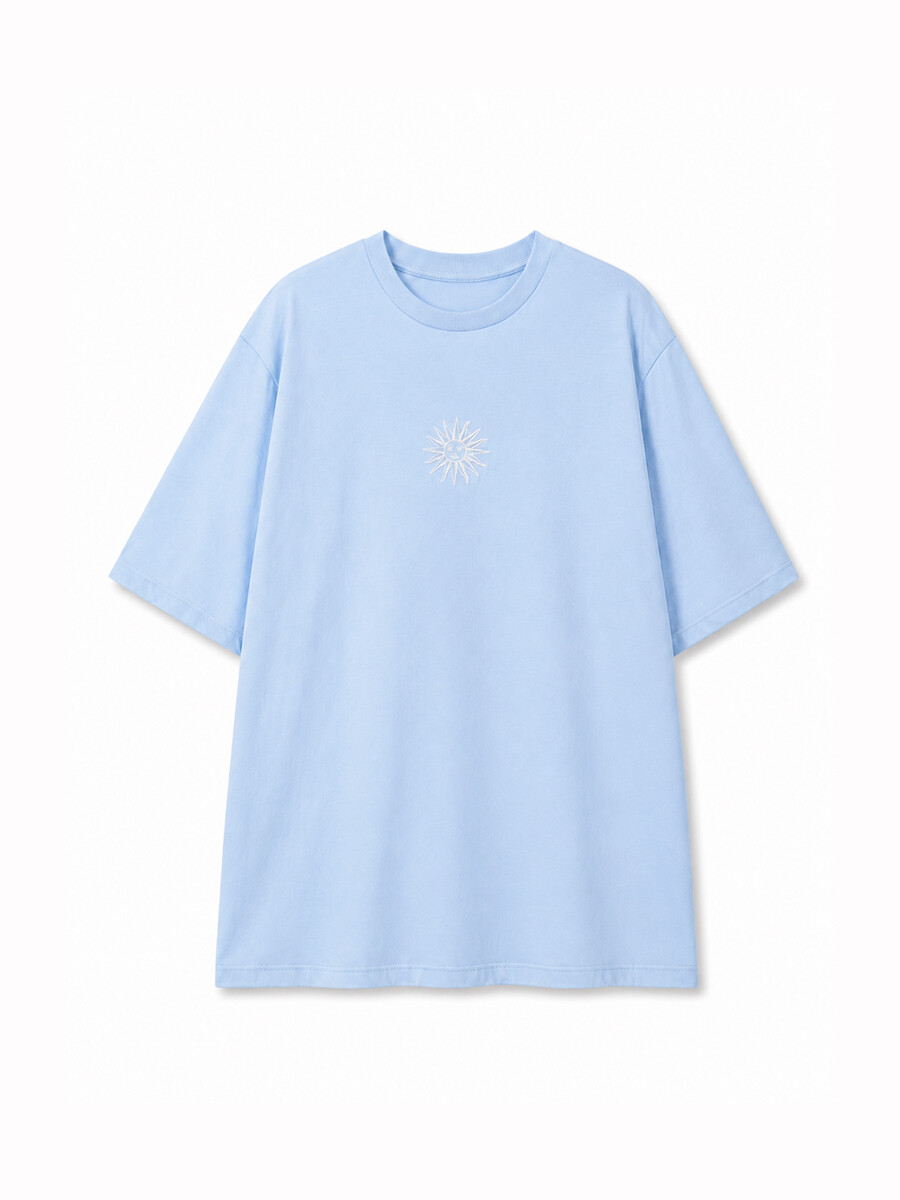 REMERA SOL - CELESTE 