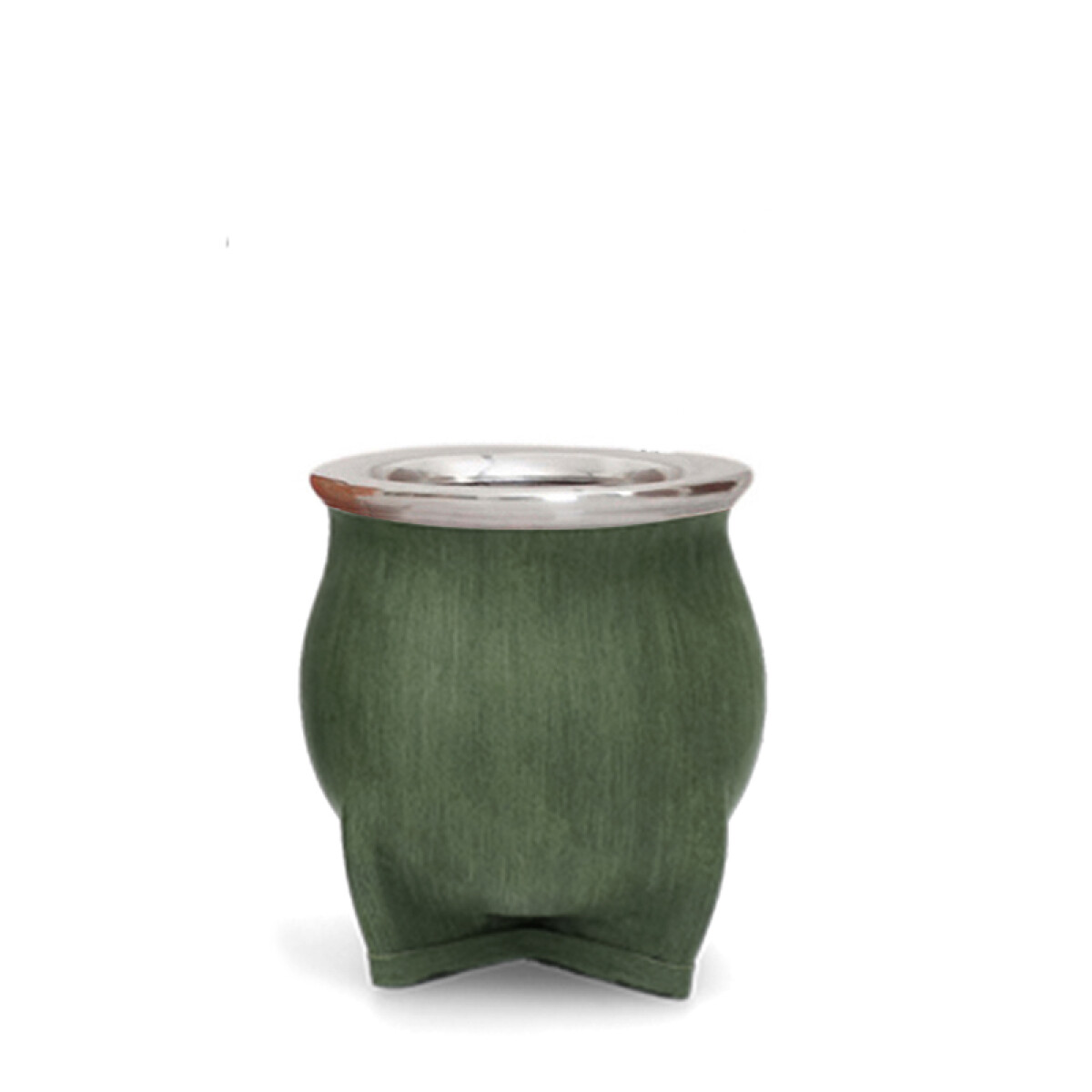MATE DE CERÁMICA CHICO DELTA - TEXTURADO OLIVA 