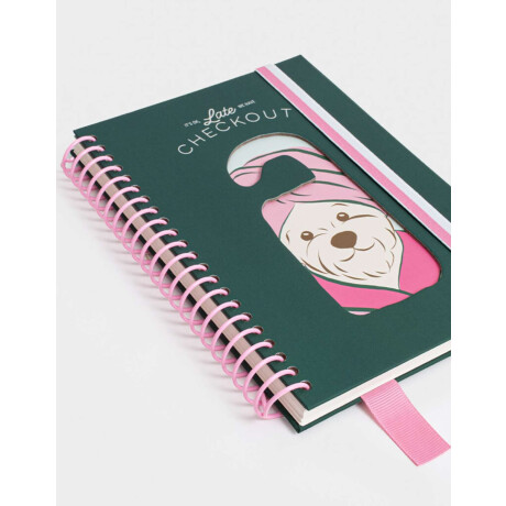 Cuaderno A5 Checkout Verde Oscuro