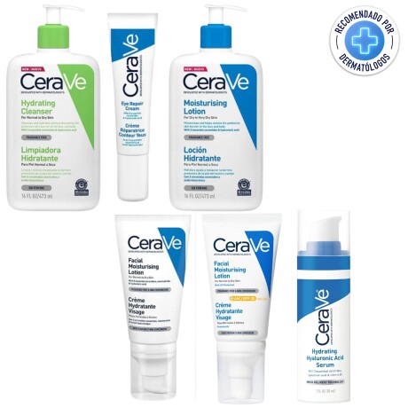 Pack CeraVe Rutina Facial completa SPF 30 + Loción Corporal Pack CeraVe Rutina Facial completa SPF 30 + Loción Corporal