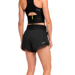 Hoka Short Glide 4'' Short Mujer - Negro Negro-Negro