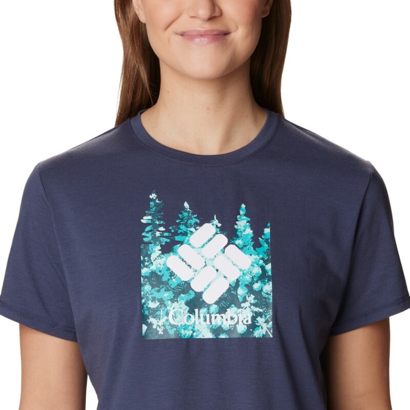 Remera Sun Trek SS Graphic Mujer NOCTURNAL GEM