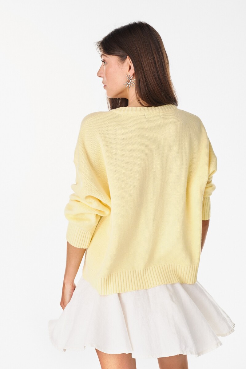 Sweater Reflejos Amarillo