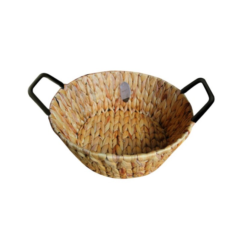 CANASTA REDONDA C/ASAS D33X12CM JACINTO DE AGUA CANASTA REDONDA C/ASAS D33X12CM JACINTO DE AGUA
