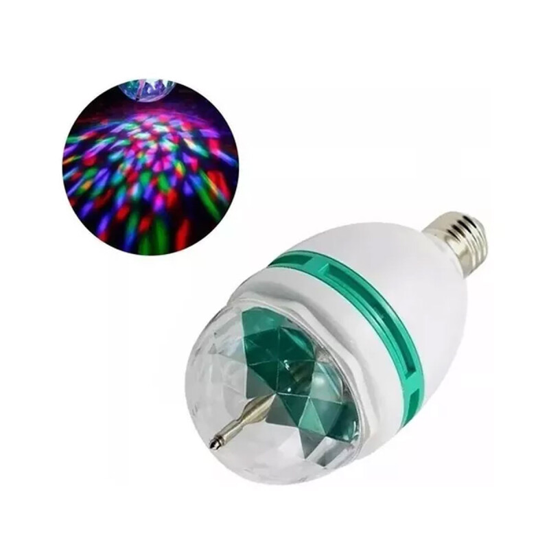 Lámpara LED RGB PLS mágica giratoria 7 colores Lámpara LED RGB PLS mágica giratoria 7 colores