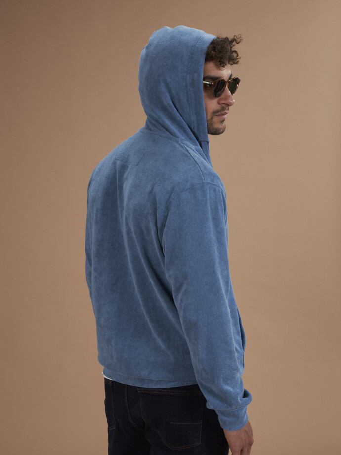 FLEECE CANOPU AZUL PIEDRA