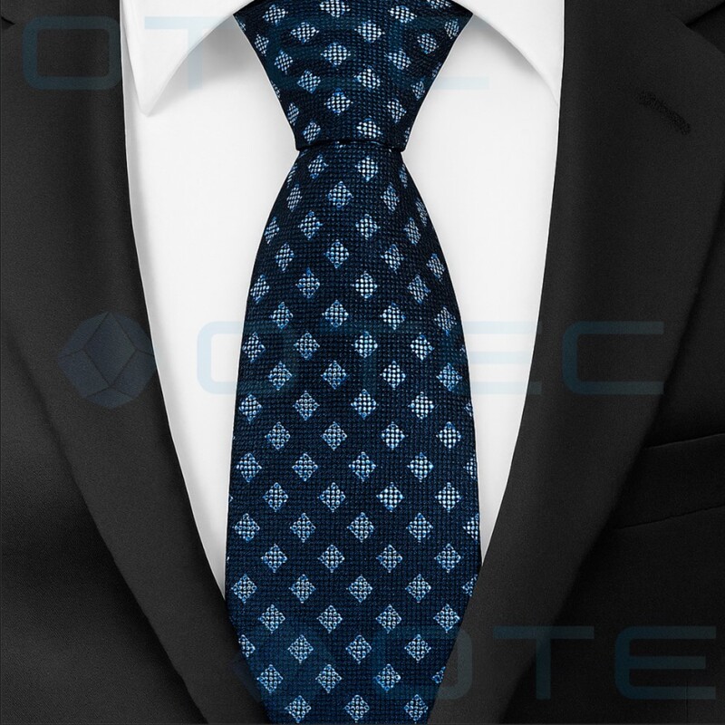 Corbata Estampada Con Cremallera Y Nudo Listo Para Usar Corbata Estampada Con Cremallera Y Nudo Listo Para Usar