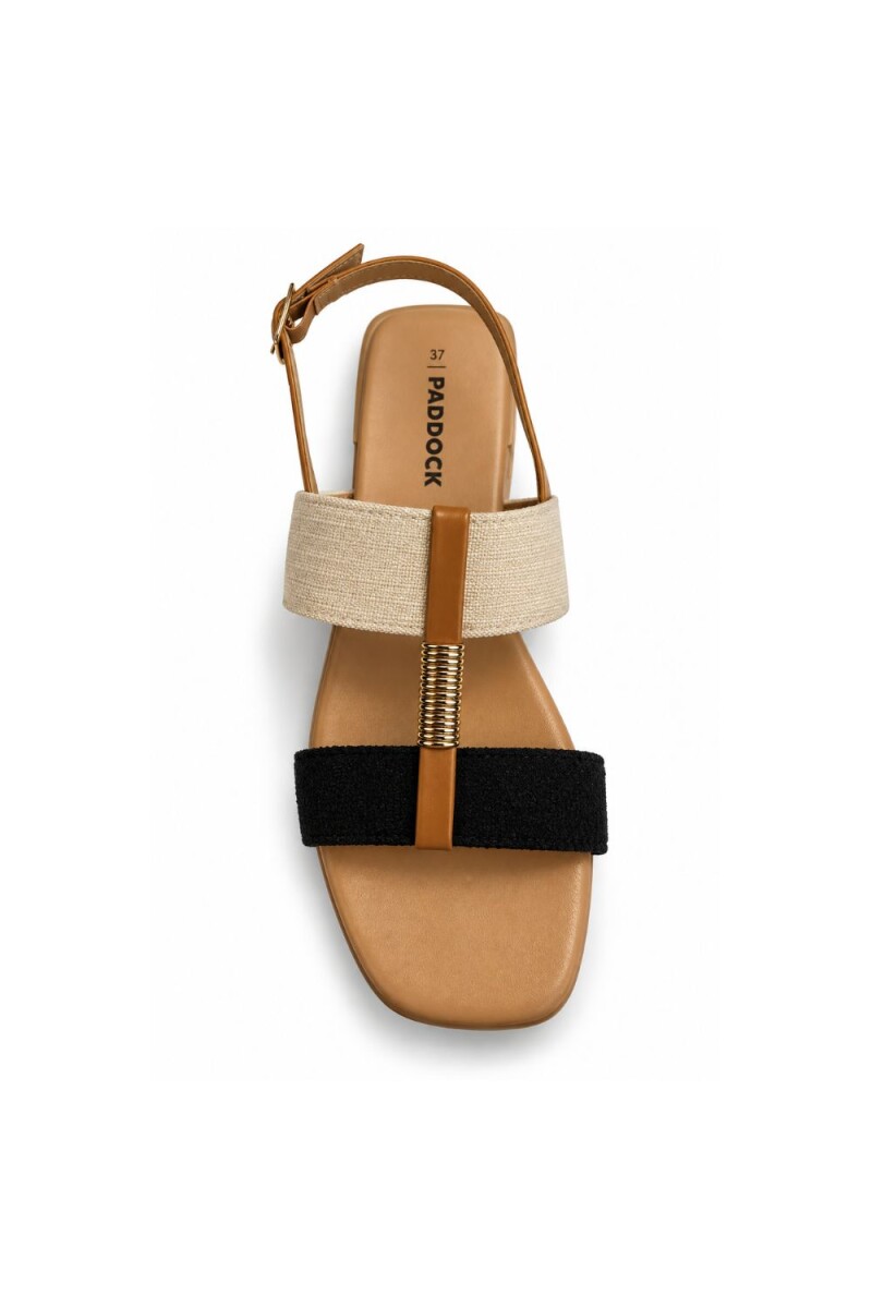 SANDALIA PAROS COMBINADA Beige