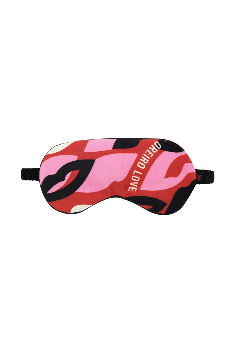 Set Almohada y Mascara Oreiro Rojo