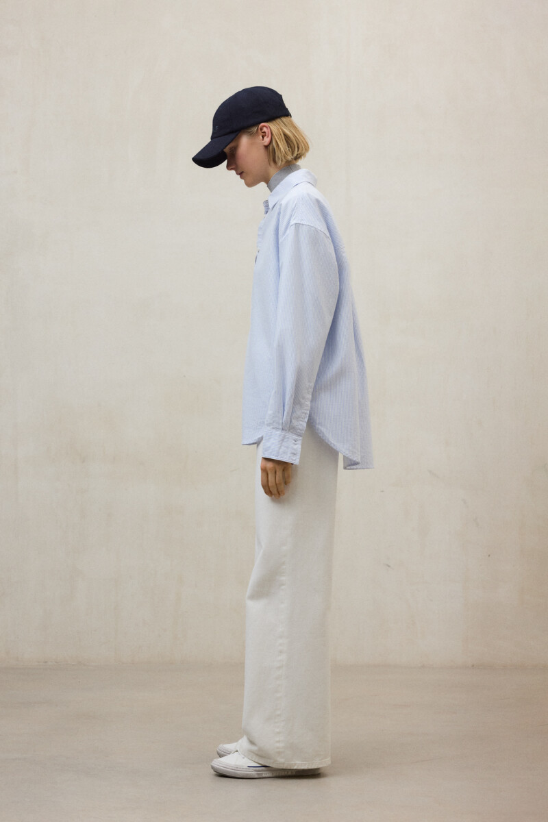 CAMISA ELENA Celeste