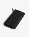 Ficheros Billetera Fichero Rectangular Con Cierre - Negro