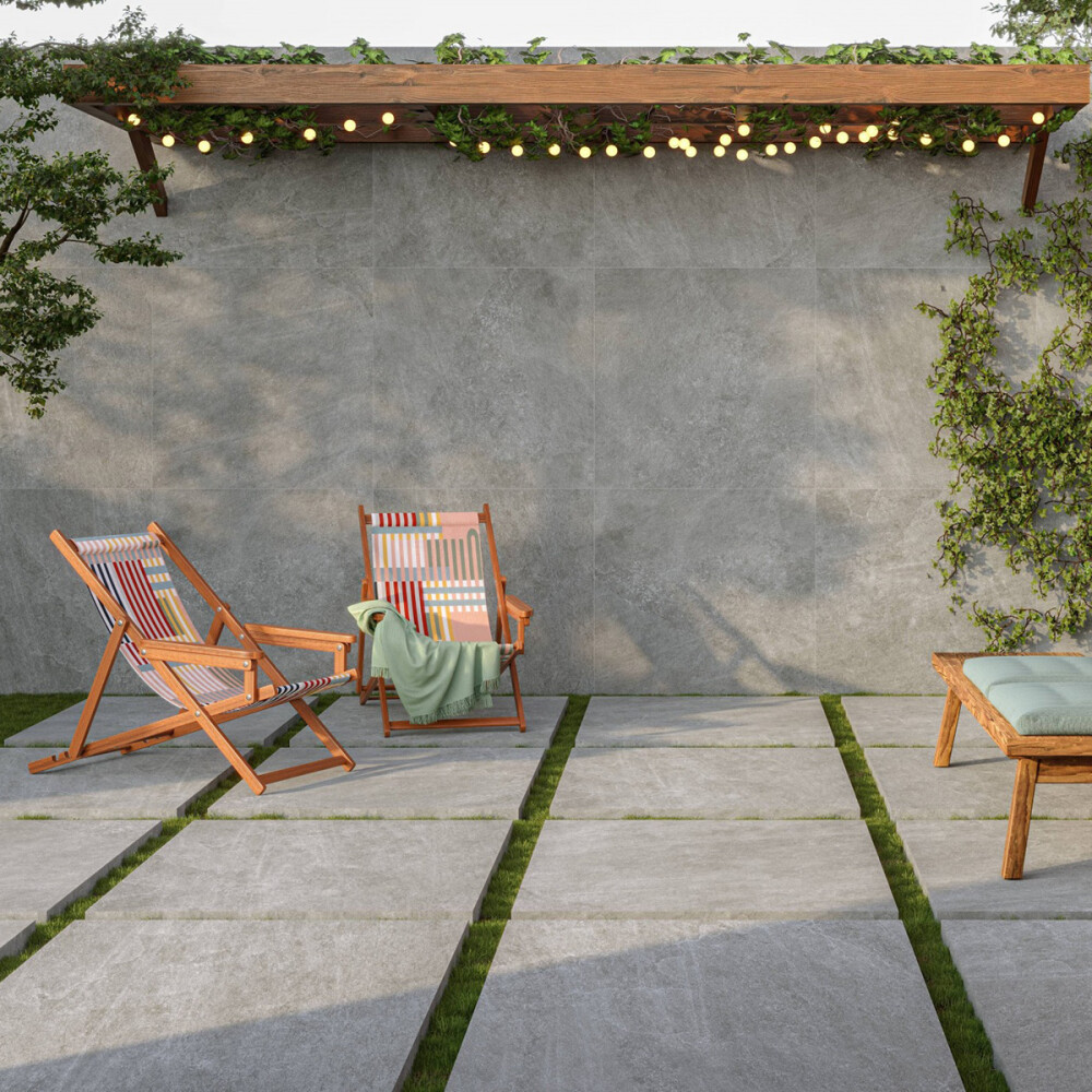 PORCELANATO PARA EXTERIOR CAMBIRELA ESMALTADO EXT "A" 100X100 CM Porcelanato Para Exterior Cambirela Esmaltado Ext "a" 100x100 Cm
