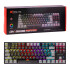 Teclado Gamer Mecánico RGB Xtrike Me GK-989B Anti-ghosting Color Negro
