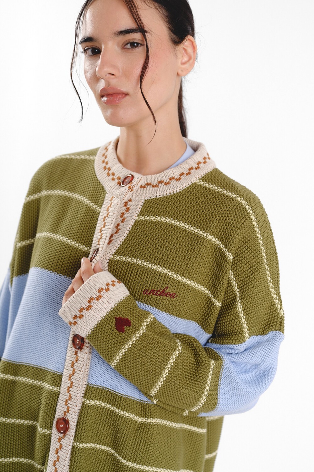 Cardigan Glory SS27 PRE ORDER Verde
