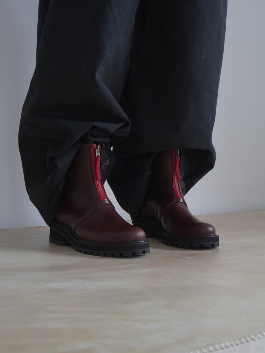 Front Zip - Red 